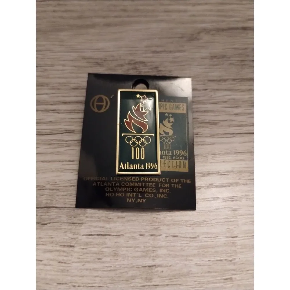 Atlanta 1996 #1230 Olympic Games Atlanta 1996 Ho Ho Int'L Co Pinback Pin